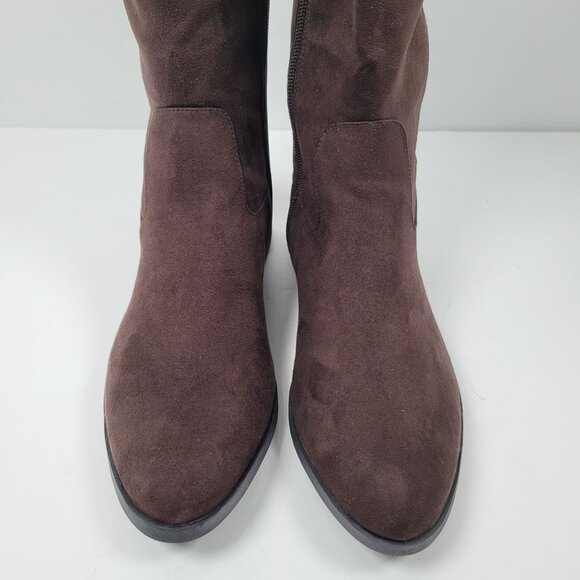 Calvin Klein Presley Women's Over Knee High Brown Boot US Size 9.5 - Picture 5 of 11